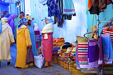 Souvenir shop, Chefchaouen, Morocco, North Africa, Africa