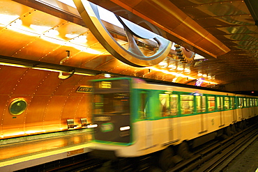 Arts Et Metiers Metro Station, Paris, France, Europe