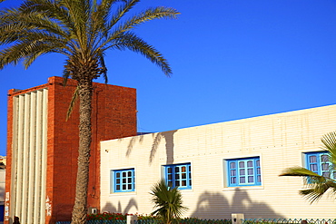 Art Deco architecture, Sidi Ifni, Morocco, North Africa, Africa