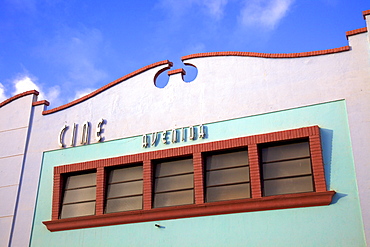 Art Deco architecture, Sidi Ifni, Morocco, North Africa, Africa