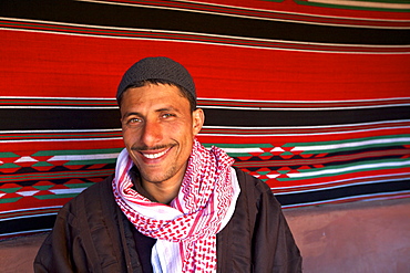 Bedouin man, Wadi Rum, Jordan, Middle East