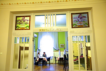 Interior of Klub Garnizonowy, Krakow, Poland, Europe