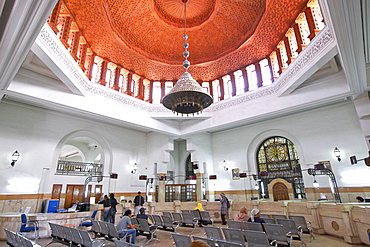 1919 Art Nouveau Post Office Building Interior, Casablanca, Morocco, North Africa, Africa