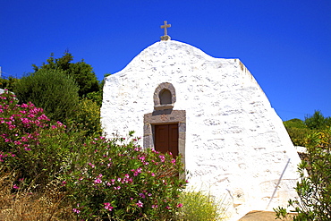 Small Church, Patmos, Dodecanese, Greek Islands, Greece, Europe