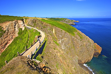 La Coupee, Sark, Channel Islands, United Kingdom, Europe