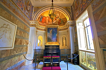 The Achilleion Chapel, Achilleion Palace, Corfu, The Ionian Islands, Greek Islands, Greece, Europe