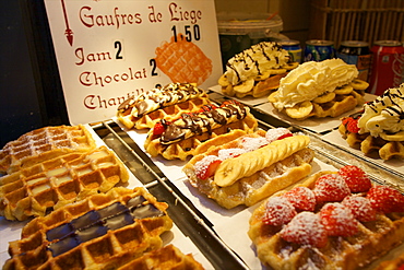 Waffles, Brussels, Belgium, Europe