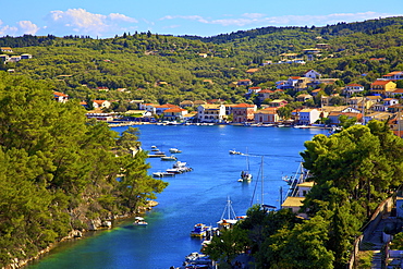 Gaios Harbour, Paxos, The Ionian Islands, Greek Islands, Greece, Europe