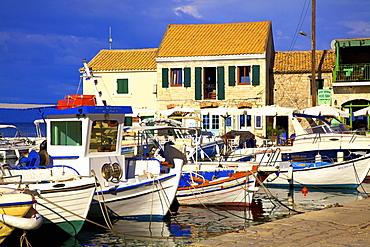 Loggos Harbour, Paxos, The Ionian Islands, Greek Islands, Greece, Europe