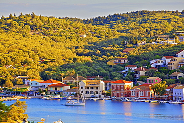 Gaios Harbour, Paxos, The Ionian Islands, Greek Islands, Greece, Europe