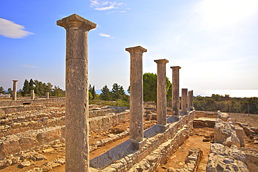 Sanctuary of Apollo Yiatis, Kourion, UNESCO World Heritage Site, Cyprus, Eastern Mediterranean, Europe