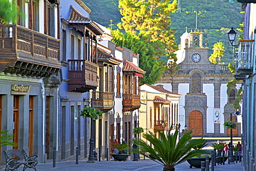 Street scene in Teror, Gran Canaria, Canary Islands, Spain, Atlantic, Europe