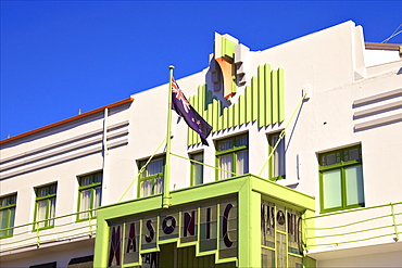 Art Deco Masonic Hotel, Napier, Hawkes Bay, North Island, New Zealand, Pacific