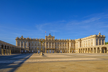 Exterior of The Royal Palace, Madrid, Spain, Europe