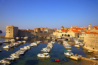 Harbour, Dubrovnik, UNESCO World Heritage Site, Croatia, Europe 