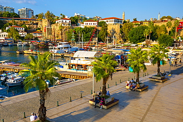 Antalya Harbour, Antalya, Turkey, Asia Minor, Eurasia