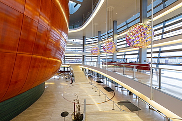 The Foyer of The Copenhagen Opera House, Holmen, Copenhagen, Denmark, Scandinavia, Europe