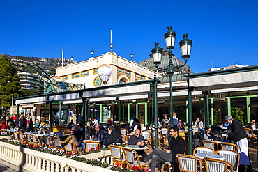 Cafe de Paris, Monte Carlo, Monaco, Mediterranean, Europe