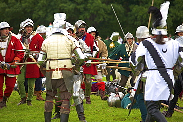 Battle of Bosworth Field Re-enactment, Market Bosworth, Leicestershire, England, United Kingdom, Europe 