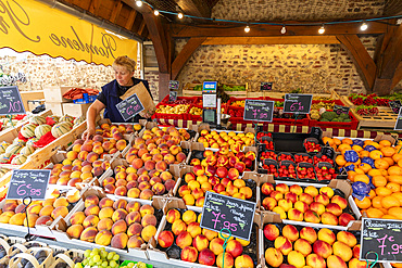 The Market at Deauville, Deauville, Normandy, France, North West Europe