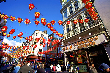 Chinese New Year Celebrations in Chinatown, London, England, United Kingdom, Europe