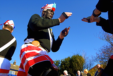 Coconut Dancers Traditional Easter Saturday Procession, Bacup, Lancashire, England, United Kingdom, Europe 