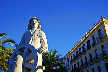 Seafarer's Monument, Ibiza Town, Ibiza, Balearic Islands, Spain, Europe