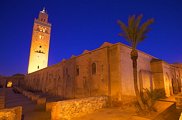 Koutoubia Mosque, UNESCO World Heritage Site, Marrakech, Morocco, North Africa, Africa 