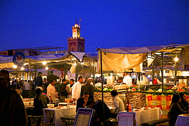 The Night Market, Jemaa El Fna Square, Marrakech, Morocco, North Africa, Africa 