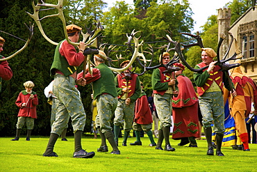 Abbots Bromley Horn Dance, Abbots Bromley, Staffordshire, England, United Kingdom, Europe