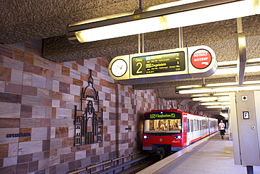 U-Bahn Metro System, Nuremberg, Bavaria, Germany, Europe 