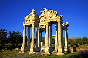 Tetrapylon, Aphrodisias, Anatolia, Turkey, Asia Minor, Eurasia