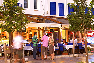 Restaurants at Bodrum, Bodrum Peninsula, Anatolia, Turkey, Asia Minor, Eurasia