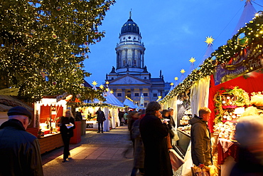 Xmas Market, French Cathedral, Gendarmenmarkt, Berlin, Germany, Europe