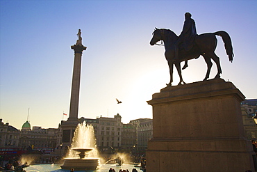 Trafalgar Square, London, England, United Kingdom, Europe