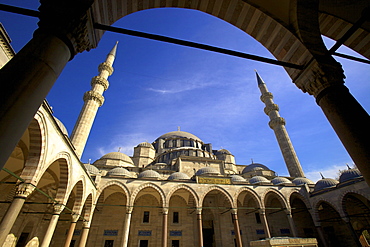 Suleymaniye Mosque, UNESCO World Heritage Site, Istanbul, Turkey, Europe 