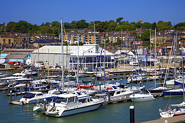 Cowes Harbour, Cowes, Isle of Wight, England, United Kingdom, Europe