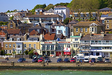 Cowes from the sea, Cowes, Isle of Wight, England, United Kingdom, Europe