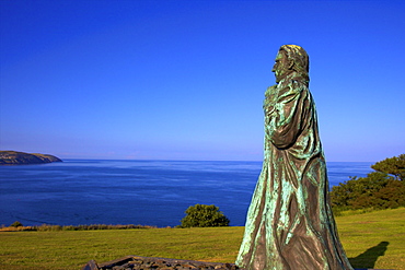 Statue of Sir William Hillary, Douglas, Isle of Man, Europe 