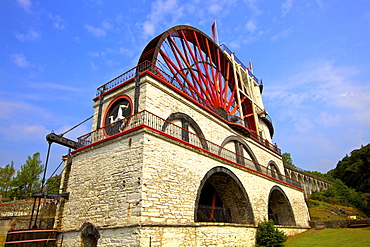 Laxey Wheel, Laxey, Isle of Man, Europe 