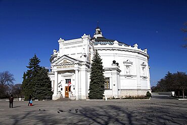 White Panorama Building (Panorama Museum), Sevastopol, Crimea, Ukraine, Europe