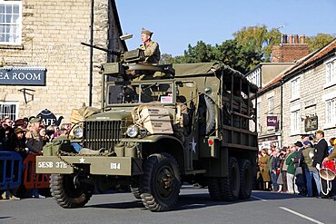 1940s US Army Prestone 44 Truck, Pickering, North Yorkshire, Yorkshire, England, United Kingdom, Europe