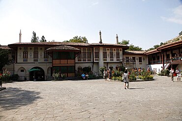 Aleviz Portal, Hansaray (Khan's Palace), Bakhchisaray, Crimea, Ukraine, Europe