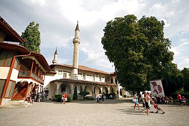 Great Mosque at Hansaray (Khan's Palace), Bakhchisaray, Crimea, Ukraine, Europe