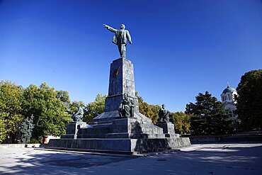 Lenin Statue and Monument, Sevastopol, Crimea, Ukraine, Europe