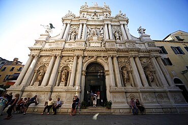 Santa Maria Zobenigo Church, Venice, UNESCO World Heritage Site, Veneto, Italy, Europe