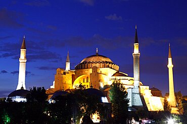 Hagia Sophia Mosque (Aya Sofya), UNESCO World Heritage Site, Istanbul, Turkey, Europe