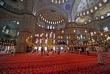 Blue Mosque (Sultanahmet Camii), UNESCO World Heritage Site, Istanbul, Turkey, Europe