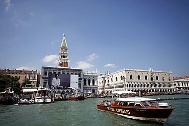 Zecca, San Marco Campanile and Doge's Palace, Venice, UNESCO World Heritage Site, Veneto, Italy, Europe