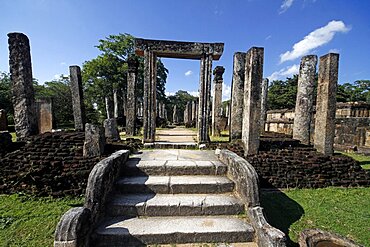 Atadage Tooth Relic Shrine, Polonnaruwa, UNESCO World Heritage Site, Sri Lanka, Asia